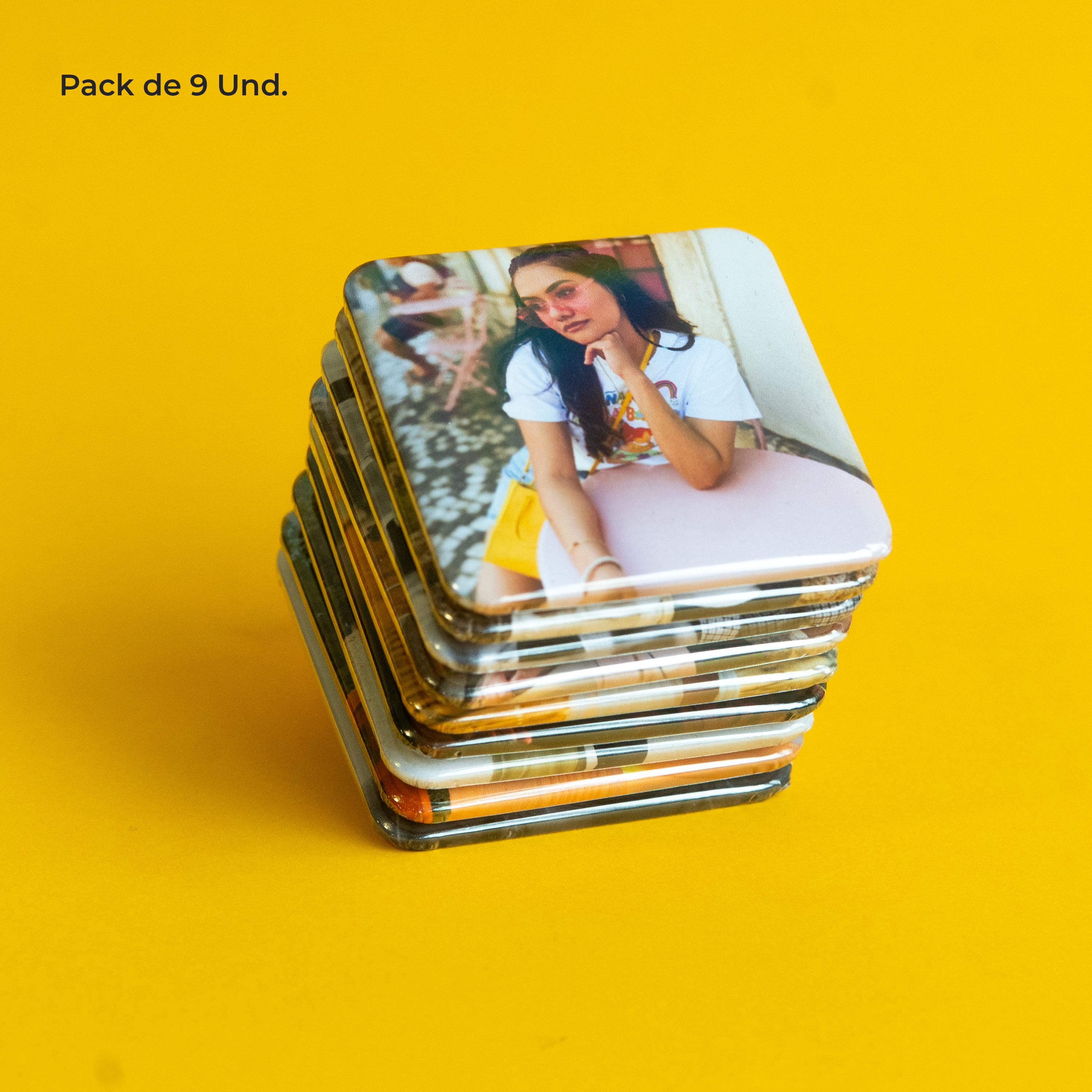 Imanes Personalizados Calidad Fotográfica - Pack 9 Und